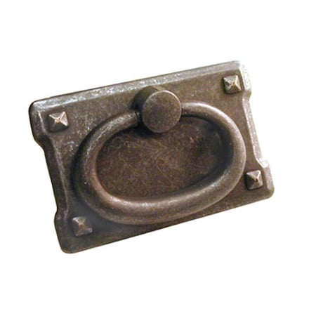 Hd Belwith 2.75 in. Ring Pull- Black Mist Antique BWPA0711 BMA